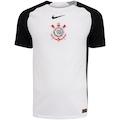 Camisa do Corinthians I 25 Nike Masculina Jogador BRANCO/PRETO