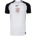 Camisa do Corinthians I 25 Nike Masculina Torcedor BRANCO/PRETO
