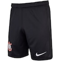 Calção do Corinthians 25 Nike Masculino PRETO/BRANCO