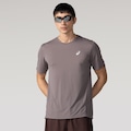 Camiseta ASICS Mesh Respirável Masculina MARROM