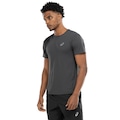 Camiseta ASICS Mesh Respirável Masculina CINZA ESCURO