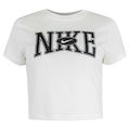 Camiseta Nike Cropeed Sportswear Street Feminina OFF WHITE