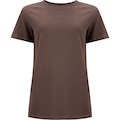 Camiseta Asics Malha Spiral - Feminina MARROM ESCURO