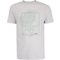 Camiseta ASICS Estampa Masculina CINZA CLARO