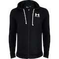 Jaqueta Masculina Rival Terry Under Amour PRETO/BRANCO