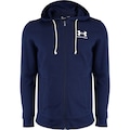 Jaqueta Masculina Rival Terry Under Amour AZUL ESC/BRANCO