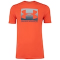 Camiseta Under Armour Box Sports Up Masculina LARANJA/CINZA CLA