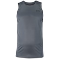 Camiseta Regata Under Amour Velocity Muscle Tan Masculina CINZA/PRETO