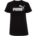 Camiseta Puma Ess No.1 Logo Feminina PRETO