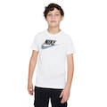 Camiseta Nike Sportswear Icon Futura Infantil BRANCO