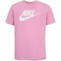 Camiseta Nike Sportswear Icon Futura Infantil ROSA CLARO