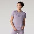 Camiseta ASICS Logo Treino UV 30 Feminina ROXO CLARO