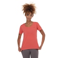Camiseta ASICS Libélula Recorte Feminina CORAL