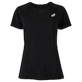 Camiseta ASICS Basic Logo Antiodor Feminina PRETO