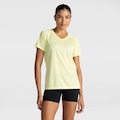 Camiseta ASICS Basic Logo Antiodor Feminina VERDE CLARO/BRANCO
