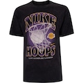 Camiseta Nike Max90 Los Angeles Lakers Masculina PRETO