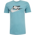 Camiseta Nike Sportswear 12MO Futura Masculina AZUL CLARO