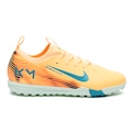 Chuteira Society Infantil Nike Zoom Vapor 16 Academy Kylian Mbappé LARANJA/AZUL