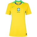 Camisa da Seleção do Brasil CBF I 25/26 Torcedor Pro Nike Feminina VERDE CLARO