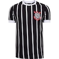 Camisa do Corinthians Democracia Retrô Coimbra Masculina PRETO
