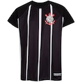 Camisa do Corinthians Coimbra Listrada Away Júnior PRETO