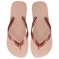 Chinelo Feminino Havaianas Top Tiras ROSA CLARO