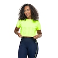 Blusa Cropped Feminina Vestem Trace Dry Fit AMARELO FLUOR