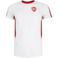 Camiseta do Arsenal Batisti Masculina BRANCO/VERMELHO