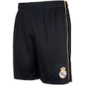 Bermuda Real Madrid Dry Fit Balboa Masculina PRETO