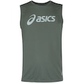 Camiseta Regata Masculina ASICS Logo VERDE/VERDE CLA