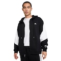 Jaqueta Masculina Air Fleece Zíper Hoodie Nike PRETO