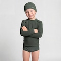 Opção de cor VERDE de Sunga Infantil Oxer Medley com Touca