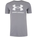 Camiseta Under Armour Sportstyle Masculina CINZA/BRANCO