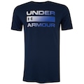 Camiseta Under Armour Team Issue Word Masculina AZUL ESC/AZUL