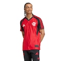 Camisa do Flamengo US adidas Masculina VERMELHO/PRETO