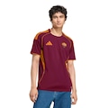Camisa Roma I 25/26 Torcedor adidas Masculina VINHO