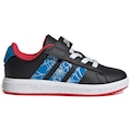 Tênis Infantil adidas Grand Court x Marvel Spider-Man PRETO/AZUL