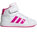 Tênis Juvenil adidas Grand Court Mid BRANCO/ROSA