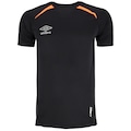 Camiseta Umbro Adamant Unissex PRETO/VERMELHO