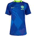 Camisa da Seleção do Brasil CBF II 25/26 Torcedora Pro Nike Feminina AZUL ESC/VERDE
