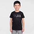 Opção de cor PRETO de Camiseta Oxer Treino Estampada Juvenil