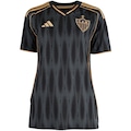 Camisa do Atlético-MG III 25/26 Torcedor adidas Feminina PRETO