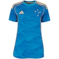 Camisa do Cruzeiro III 25/26 Torcedor adidas Feminina AZUL