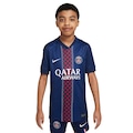 Camisa do Paris Saint-Germain I 25/26 Torcedor Nike Infantil AZUL ESCURO
