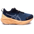Tênis Feminino ASICS Novablast 5 Lite-Show AZUL ESC/LARANJA