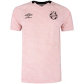 Camisa do Grêmio 25/26 Torcedor Outubro Rosa Umbro Masculina ROSA/PRETO