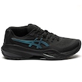 Opção de cor PRETO/AZUL de Tênis Asics Gel-Resolution X Night Energy - Masculino - Tennis