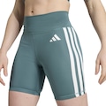 Bermuda adidas Optime Essentials 3 Litras Feminina VERDE/BRANCO