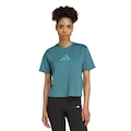 Camiseta adidas Essentials Feminina VERDE