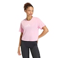 Camiseta adidas Essentials Feminina ROSA CLARO